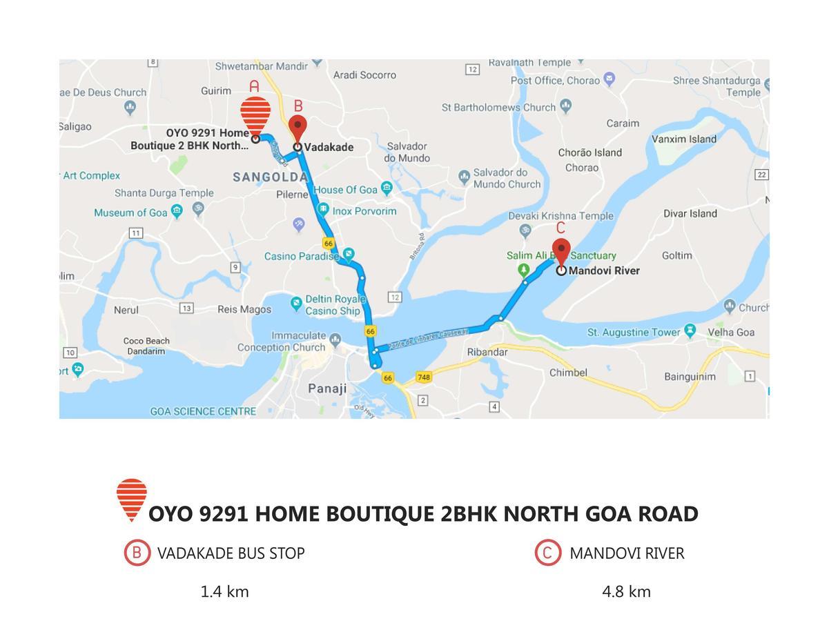 SangoldaBoutique 2 Bhk North Goa Roadアパートメント エクステリア 写真